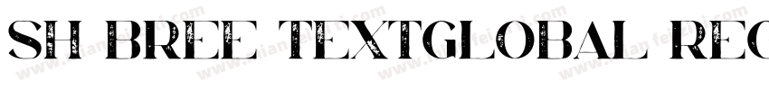 sh bree textglobal regular字体转换